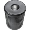 Laundry bin UME 60 l, black, plastic, Zone Denmark
