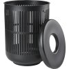 Laundry bin UME 60 l, black, plastic, Zone Denmark