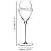White wine glass VELOCE, set of 2 pcs, 347 ml, Riedel