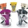 Espresso coffee machine DIVA 0,8 l, black, stainless steel, Bugatti
