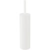 Toilet brush TUBO 40 cm, standing, white, stainless steel, Zack