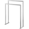 Standing towel rack LINEA 80 x 60 cm, double, matt, stainless steel, Zack