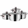 Cookware set QUALITY ONE, set of 4, silver, stainless steel, WMF
