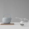 Tea infuser INFUSION GLOBE 16 cm, white, glass, Viva Scandinavia