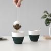 Tea infuser INFUSION GLOBE 16 cm, white, glass, Viva Scandinavia