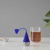 Tea infuser INFUSION EGG 16 cm, blue, stainless steel, Viva Scandinavia