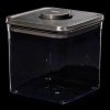 Kitchen storage jar POP STEEL 2,6 l, big square, plastic, OXO