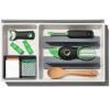 Cutlery tray GOOD GRIPS 41 cm, with flexible compartment, grey, plastic, OXO