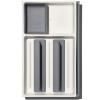Cutlery tray GOOD GRIPS 41 cm, with flexible compartment, grey, plastic, OXO