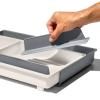Cutlery tray GOOD GRIPS 41 cm, with flexible compartment, grey, plastic, OXO