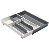 Cutlery tray GOOD GRIPS 41 cm, with flexible compartment, grey, plastic, OXO