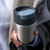 Thermos flask LOOP&SIPP 81129 500 ml, + termos mug 340 ml, blue, stainless steel, Joseph Joseph