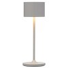 Portable table lamp FAROL MINI 19,5 cm, LED, white, satelite gray, Blomus