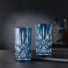 Long drink glass NOBLESSE COLORS 395 ml, set of 2 pcs, blue, Nachtmann