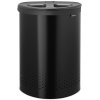Laundry bin SELECTOR 55 l, matt black, steel, Brabantia