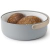 Bread basket EMMA 23 cm, grey, aluminium, Stelton