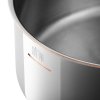 Saucepan CON CUORE 16 cm, silver, copper, Ruffoni