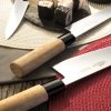 Japanese knife DEBA 18,5 cm, brown, Lion Sabatier