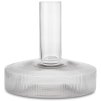 Wine decanter RIPPLE 1,7 l, clear, glass, ferm LIVING