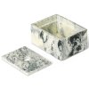 Storage container MIST 10 x 7,5 cm, white / green, resin, ferm LIVING