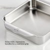 225642 4 pekac ovenbond 20 x 20 cm stribrna nerezova ocel hestan