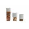 226209 5 doza na potraviny flip storage sada 3 ks zelena plast lekue