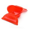 226278 6 nadoba pro vareni v pare do mikrovlnne trouby 26 cm cervena silikon lekue