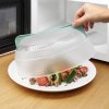 226149 4 kryt na talir do mikrovlnne trouby transparentni plast lekue