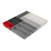 227976 organizer na pribory duo blox 851676 sada 10 ks variabilni seda plast joseph joseph
