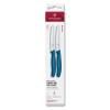229404 sada nozu swiss classic 11 cm sada 2 ks vroubkovane modra plast victorinox