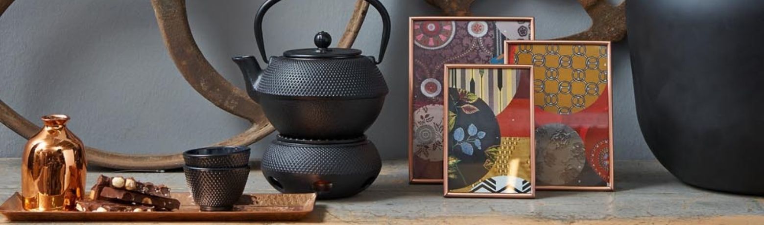 Bredemeijer Yantai Set Of 2 Porcelain Mugs Dark Blue