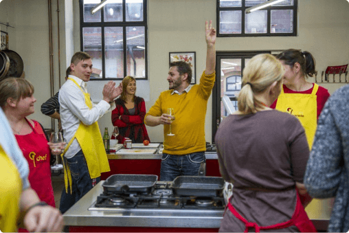 Inaugurazione della scuola di cucina