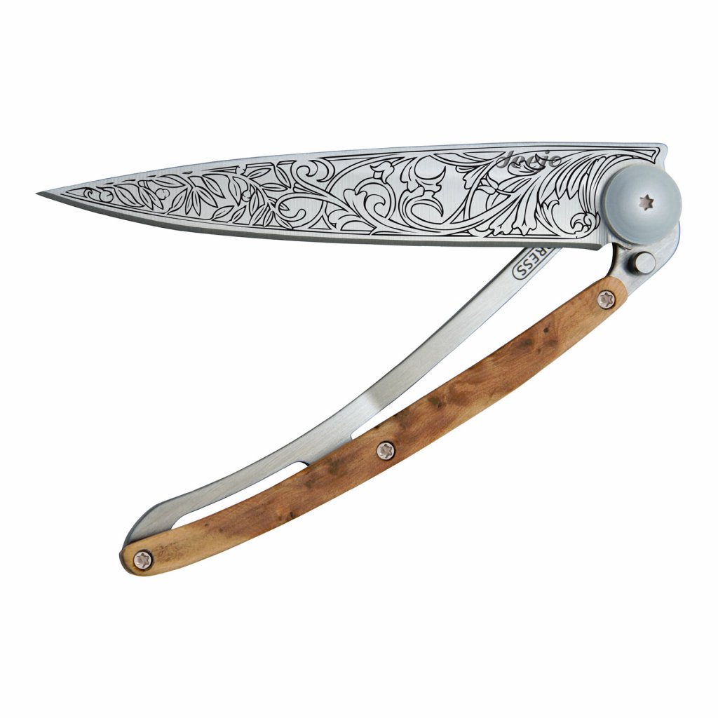 Kapesní nůž tattoo 37 g juniper Art nouveau deejo