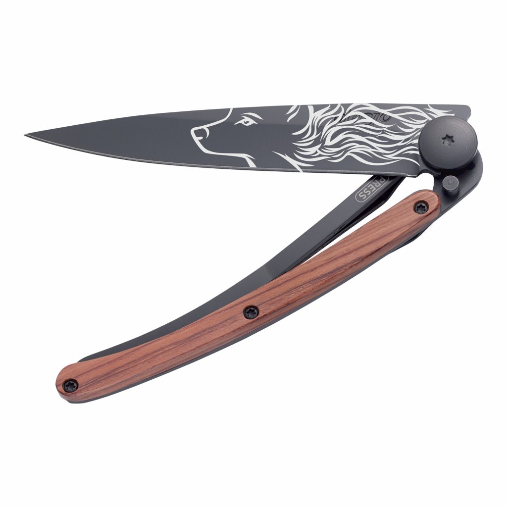 Kapesní nůž tattoo black 37 g rosewood Wolf deejo