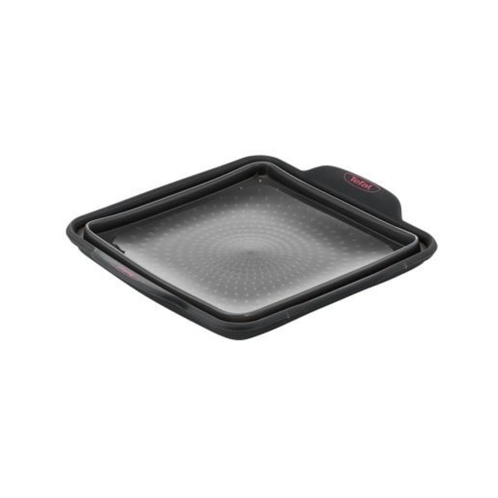 Tefal Crispybake Backform Silikon - Einziehbar Für Perfekte Kuchen 29x21cm