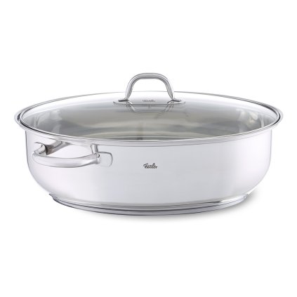 Pekáč 8,8 l, se skleněnou poklicí, ovál, Fissler