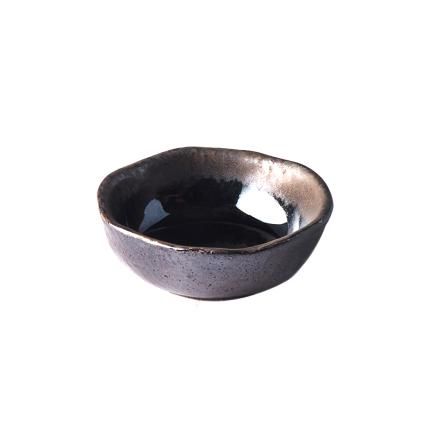 Miska na omáčku MINGEI 8 cm, 50 ml, černá, MIJ