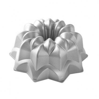 Forma na bábovku hvězda Vintage Star Bundt® stříbrná Nordic Ware