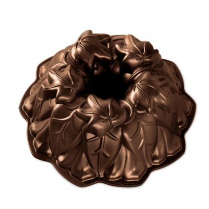 Forma na bábovku Listy vinné révy bronzová Nordic Ware