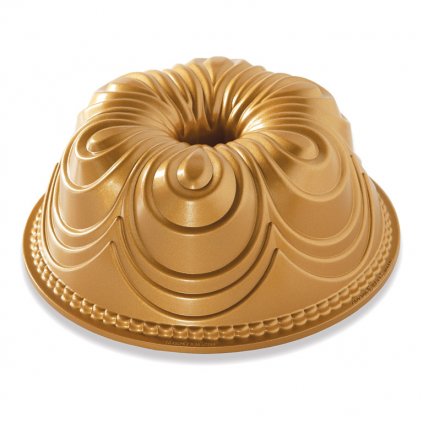 Forma na bábovku Chiffon Bundt® zlatá Nordic Ware