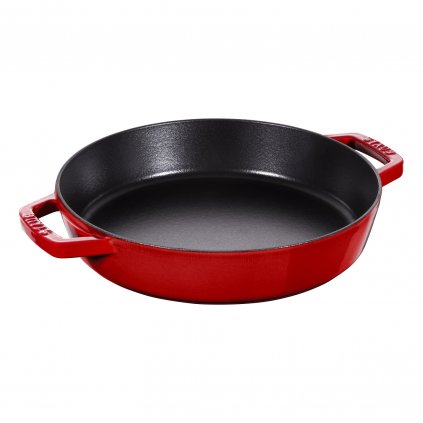 Servírovací litinová pánev višňová O 26 cm Staub