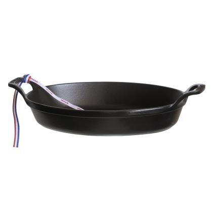 Oválný litinový pekáč černý 28 cm Staub