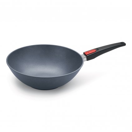 Titanová pánev Wok O 30 cm s odnímatelnou rukojetí Diamond Lite WOLL