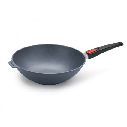 Titanová pánev Wok na indukci O 32 cm s odnímatelnou rukojetí Diamond Lite WOLL