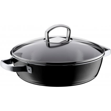 Servírovací pánev O 28 cm FUSIONTEC černá WMF + ZDARMA Nůž WMF Kineo