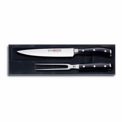 Vidlička a nůž na maso Classic Ikon WÜSTHOF