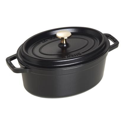 Oválný hrnec, černá V 2,35 l Staub
