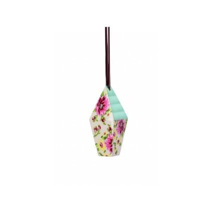 Závěsná dekorace domeček Springtime Flowers Rosenthal 10,7x4,4 cm