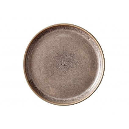 Servírovací tanier Bitz hnědý 17 cm