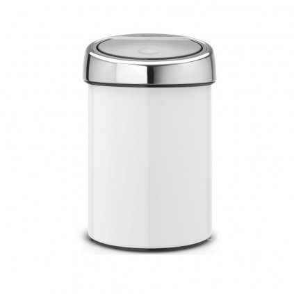 178424 dotykovy odpadkovy kos touch bin brabantia bily 3 l 1